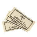 New Innovative Exquisite Organic Cotton Recycle Woven Garment Label Tag For Clothing